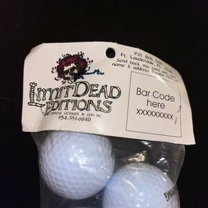 Vintage Limited Editions Grateful Dead Golfballs
